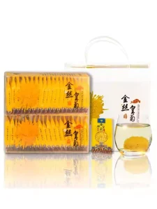 Enshi Natural Organic High Mountain Golden Silk Chrysanthemum Tea 40 Buds per Box