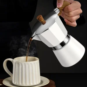 Espresso Accessories Aluminum Moka Coffee Maker Moka Pot Stainless Steel Coffee Filter Cuban Cafe Brewing Mocha Pot