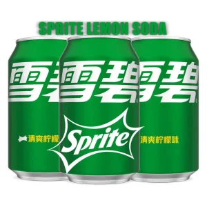 Exotic Classic Lemon Lime Soda Canned 330ml Soft Drink Carbonated Water Spritesoda Soda
