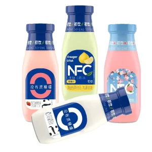 Exotic Drinks 320g Plain Yogurt Drink Strawberry Yogurt Drink (Pack of 20)