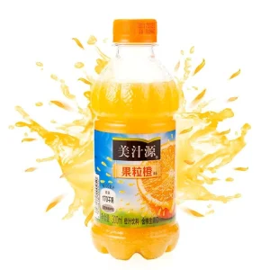 Exotic Orange Juice Drink 300ml Bottle Chinese Style Juice Drink Soft Drinks
