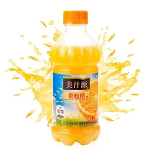 Exotic Orange Juice Drink 300ml Bottle Chinese Style Juice Drink Soft Drinks