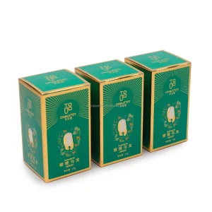 FAVORCRAFTS High End Portable Custom Logo Printed Recycled Materials Eco Friendly Folding Packaging Paper for Oolong Tea Bags