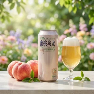 Factory 500ml Can & Bottle Craft Ale for Liquor Retailers & Distributors Original Peach Oolong Beer 4.1% ABV