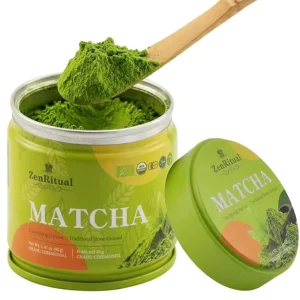 Factory Ceremonial Grade Organic Matcha Powder Tin Can 30g Packaging Japanese Matcha Powder