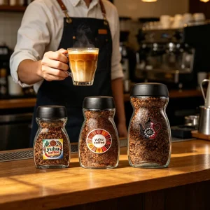 Factory Direct Black Coffee 50g 100g 200g Instant Freeze-Dried Arabica Instant Coffee Mellow Taste