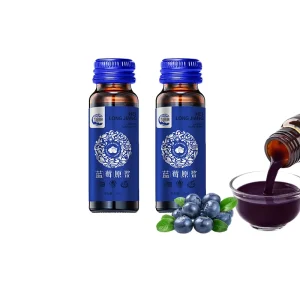 Factory Direct Blueberry Concentrated Juice Bottled Packaging No Additives Blueberry Fruit Puree Beverages Direct Wholesaler