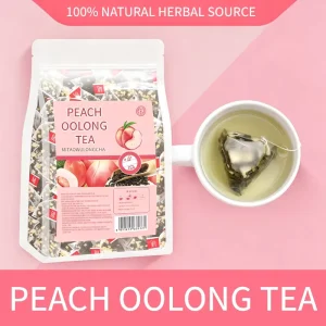Factory Direct Bulk Peach Oolong Bagged Tea Premium Dried Fruit Blended Herbal Sugar Free Caffeine Free