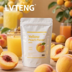 Factory Direct Food Grade Yellow Peach Flavor Concentrate for Bubble Gum Beverages Candy Bakery and Confectionery Production