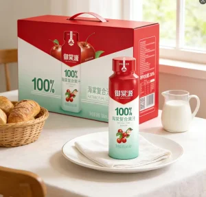 Factory Direct Fresh Sugar Free Crab Apple Juice Aid Digestion ISO Certified for Fruity Soft Drinks 300ml*15 Bottles
