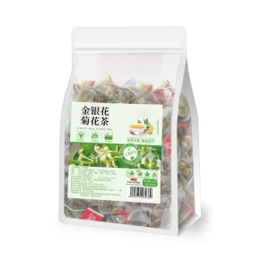 Factory Direct Honeysuckle Chrysanthemum Health Tea Bags Natural Detox Blend Fresh Raw Herbal Bulk Box Low MOQ & OEM