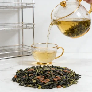 Factory Direct Sales H 050 Yunding Strawberry Oolong Tea Fruit Tea Slimming Tea Weight Loss Healthy Premium Customizable