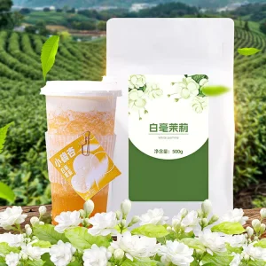 Factory Direct Supply of Baihao Jasmine Green Tea Fresh and Translucent Milk Green Fruit Tea Commercial Raw Materials Bulk Tea