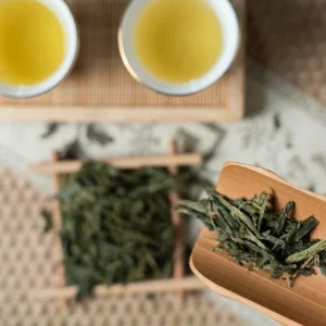 Factory EU Standard Steamed Organic Green Tea Healthy for Slimming Bulk and Sachet Packaged 8912
