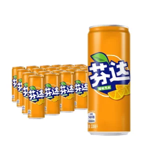 Factory Fenda Soda 330mL*24 Cans of Various Fruit-Flavored Drinks Exotic Soft Drinks Fanda