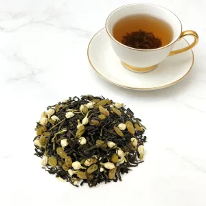 Factory H-023 Yunding Green Grape Jasmine Tea Fruit Tea Bags Mixed Flavor Natural Healthy Customizable Fast Shipping