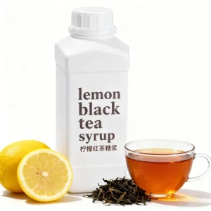 Factory Lemon Black Tea Flavored Drink & Beverage Fruit Juice Syrup Concentrate for Beverages Cocktail Making
