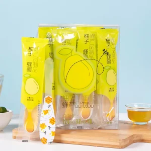 Factory Natural Organic Honey Grapefruit Honey Spoon Packaged Sachets 120g HACCP ISO Certified
