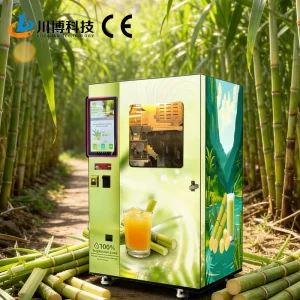Factory OEM ODM Automatic Fresh Squeezed Sugarcane Juice Machine Sugarcane Vending Machine
