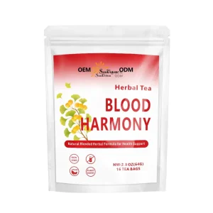 Factory OEM ODM Blood Harmony Herbal Tea Natural Blended Herbal Formula Health Support Tea Bags