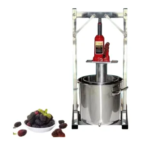Factory Sale Small Home Use Manual HydraulicJack Wine Juice Press for Grape Honey Juicing Fruit Vegetable Machine