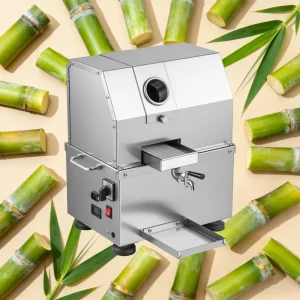 Factory Sugarcane Juicer Machine Electric Stainless Steel High Efficiency Motor 300kg/h