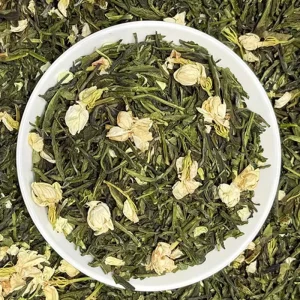 Factory Supply Jasmine Green Tea Loose Leaf Custom Packaging Jasmine Scented Green Tea Loose Leaf