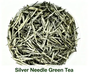 Factory Supply Premium Chinese High Mountain Silver Needle Green Tea Natural Fresh Floral Flavor Healthy Herbal Tea