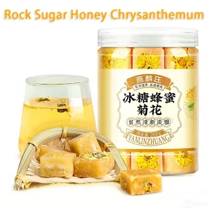 Factory Top Selling Rock Sugar Honey Chrysanthemum Instant Tea Cubes Refreshing Chinese Herbal Tea