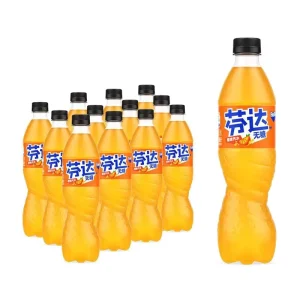 Fanta Sugar-free Carbonated Soft Drinks 500ml Exotic Drinks Orange Flavor