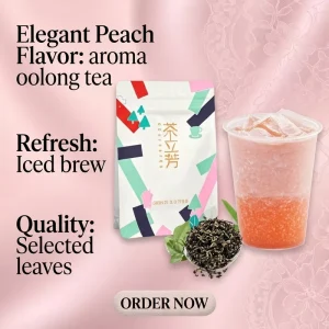Favor Tea Health Blended White Peach Oolong Loose Tea Bag Peach Oolong Tea
