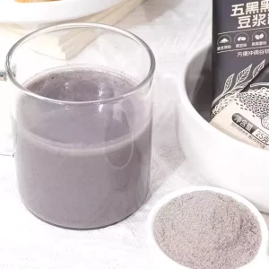 Five Black Soy Milk Powder with Five Black Ingredients Pure Black Bean Milk Powder Non GMO Halal Food Grade
