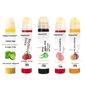 Five in One Mixed Fruit and Vegetable Juice Tea 100ml Customized OEM Beverage