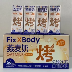 Fix Body Oat Milk 250ml Roasted Fragrant Flavor Ready to Drink