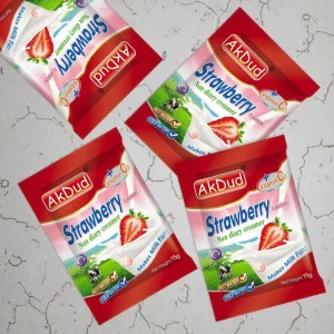 Flavored Fruit Drink Powder in Sachet with Strawberry Flavor 15g