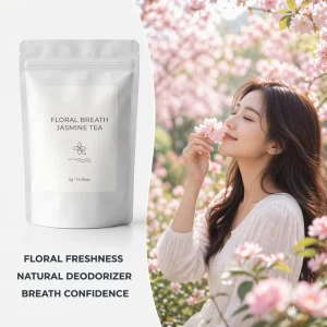 Floral Breath Jasmine Tea Calming Fragrance Natural Serenity Herbal Tea Bag 14 Bags