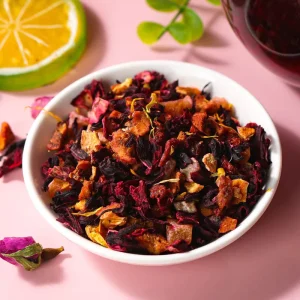 Flower Tea Sour Plum Drink Herbal Blended Fruit Tea Flower Fruit Tea Bagged 500g