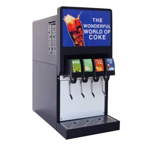 Food Beverage Shop 3 4 5 Flavor Commercial Automatic Soda Fountain Making Drink Dispenser Vending Machine