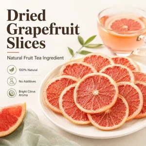 Food Grade Air Dried Citrus Garnish Cocktail Baking Ingredients No Added Sugar Vegan Non GMO Symmetrical 3 5mm Dried
