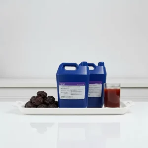 Food Grade Dark Plum Flavor Synthetic Essence Water-Soluble Heat-Resistant 5kg Barrel 2-Year Shelf Life Fruits/Baking