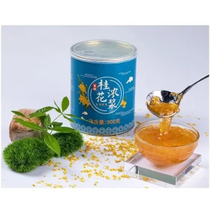 Food Osmanthus Flower Sauce Edible Flower Sauce Osmanthus Jam Osmanthus Flavored Syrup