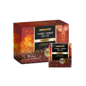 For Men’s Energy Maca Instant Coffee Chocolate Mellow Reishi Cordyceps Ginseng Herbal Extract Boxed Healthy Vitality Boost