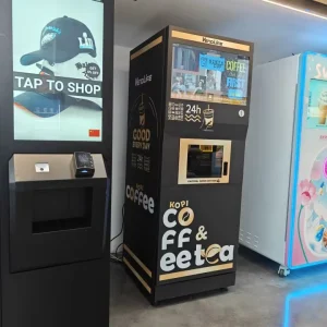 For Vendlife Fully Automatic Small Outdoor Coffee Vending Machine Convenient Indoor Features with QR Code Metal Stirrer SDK