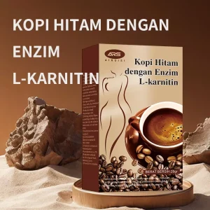 Foreign Trade Cross border L carnitine Black Coffee Keto Meal Replacement Instant Coffee Powder 20g Bag English Version