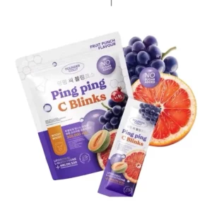 Foreign Trade Vitamin Ping Ping C Blinks Grape Seed Pomegranate Orange C Powder 200g Henan Pouch Packaging