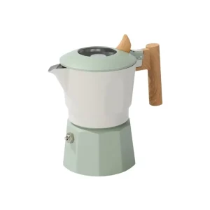 Fourth Generation Double Valve Aluminum Alloy Mocha Pot Outdoor Camping Portable Italian Espresso Maker Equipment