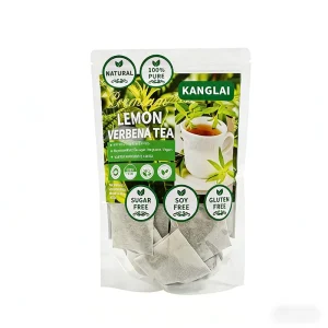 Fragrant Lemon Verbena Herbal Tea Bags 120g 60 Sachets Naturally Caffeine Free Citrus Infusion for Relaxing Moments