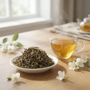Fresh Bulk China Loose Leaf Green Tea Natural Jasmine Scented Tea Spiral Shapes Bag 500g