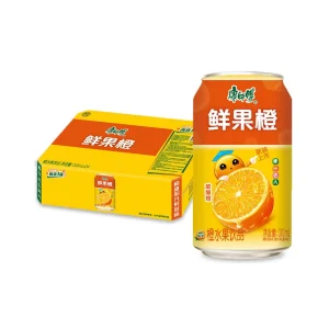Fresh Fruit Orange Juice 310ml Can Chinese Characteristic Fruit Juice Drink Factory