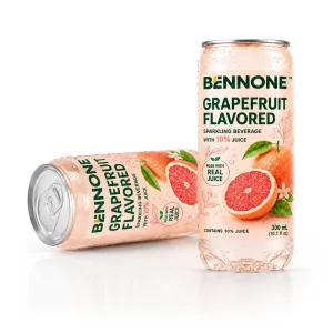 Fresh Fruit Sparkling Grapefruit Juice Drink Rich Pulp Carbonated Beverage Custom Logo Factory Direct Supply